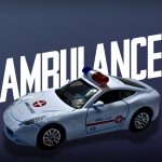 Alloy Die-Cast Metal 1:32 Scale Police & Ambulance Toy Car