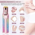 Portable 2 in 1 Painless Rechargeable Facial Hair Remover For Women - Image 3