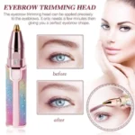 Portable 2 in 1 Painless Rechargeable Facial Hair Remover For Women - Image 5